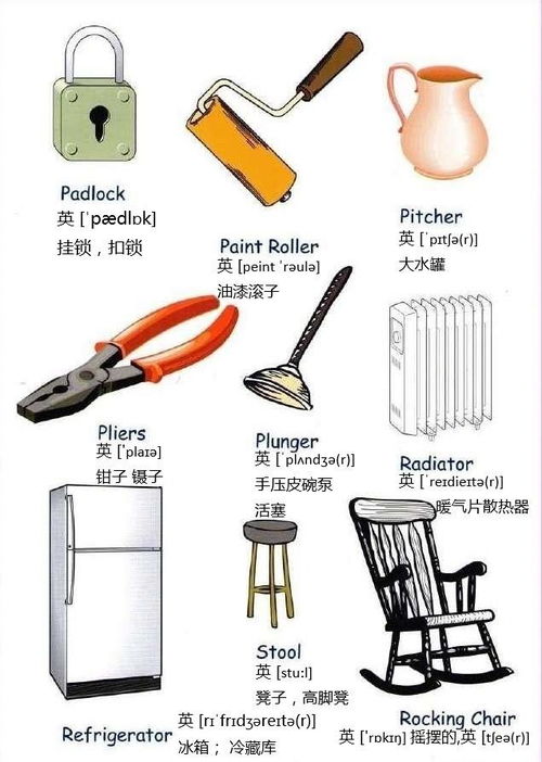 佳音特翻譯帶你學 常用家居用品英語及英音音標發音